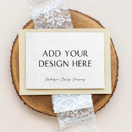 Tarjeta de respuesta de sobre 3.5x5" Horizontal