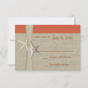 Tarjeta de respuesta de Starfish Coral al Azar