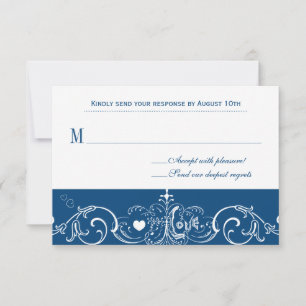 Tarjeta de respuesta de tablero azul de la Marina
