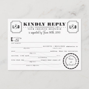 Tarjeta de respuesta de Telegram Libs en blanco y 