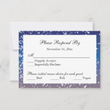 Tarjeta de respuesta del Boda de las linternas arc
