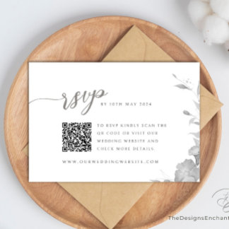 Tarjeta de respuesta del Boda de tarjeta RSVP Boho