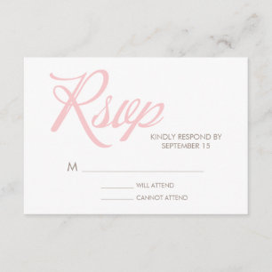 Tarjeta de respuesta del Boda del patrón Zigzag