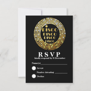 Tarjeta de respuesta Disco 3,5" x 5"