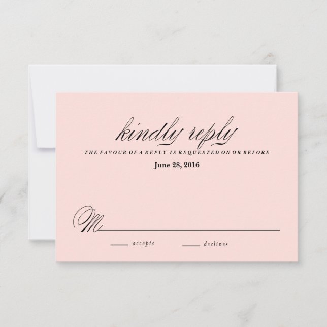 tarjeta de respuesta FLORES EN CASCADE DE RUSTIC K (Anverso)