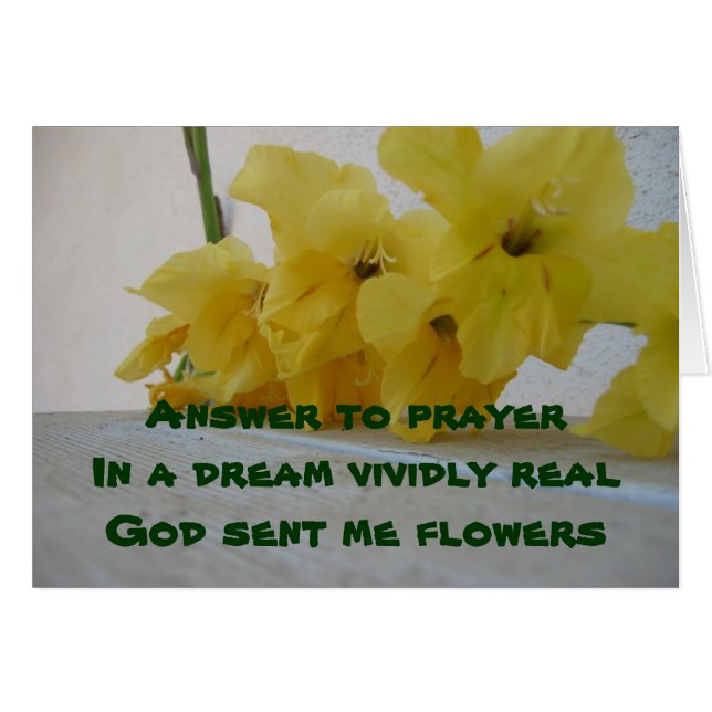 Tarjeta de respuesta/Glads (Anverso (Horizontal))