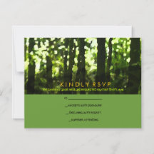 Tarjeta de respuesta Journey Watercolor Bar Bat Mi