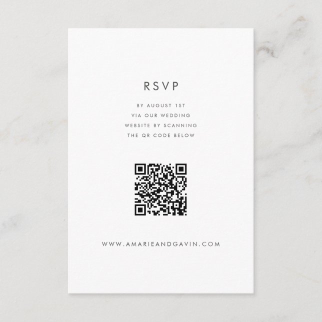 Tarjeta de respuesta minimalista a la vegetación m (Anverso)