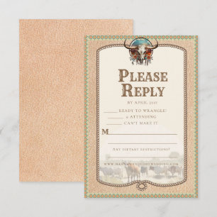 Tarjeta de respuesta occidental de Longhorn