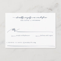 Tarjeta de respuesta Olive Branch Boho Garden Wedd