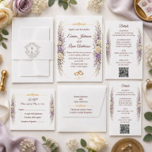 Tarjeta de Respuesta para Boda de Floral Elegante 
