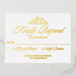 Tarjeta de Respuesta para Boda de Floral Rojo – Di