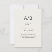 Tarjeta de Respuesta para Boda en el Ayuntamiento 