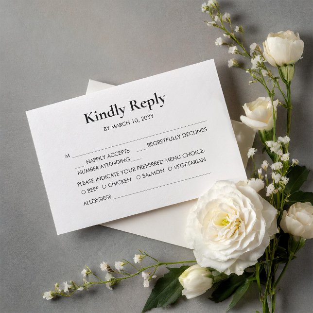 Tarjeta de Respuesta para Boda Forest Fun (Subido por el creador)