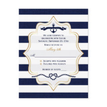 Tarjeta de respuesta para boda | Raya de arpillera