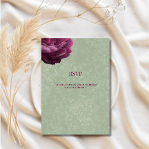 Tarjeta de respuesta para boda | Tarjeta de respue