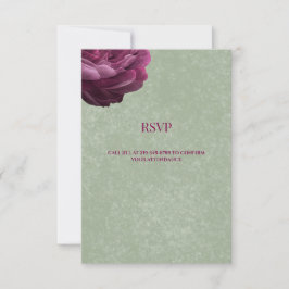 Tarjeta de respuesta para boda | Tarjeta de respue