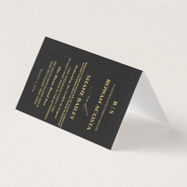 Tarjeta de respuesta para invitación de boda de lu