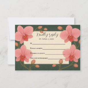 Tarjeta de Respuesta para Orquídea para Siempre