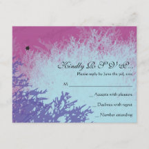 Tarjeta de respuesta PARIS FRANCH Bar Bat Mitzvah