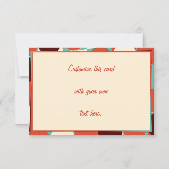 Tarjeta de respuesta retro 5 x 3,5 (Anverso)