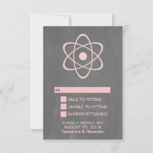Tarjeta de respuesta rosa del panel de control ató