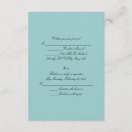 Tarjeta de respuesta RSVP