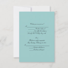 Tarjeta de respuesta RSVP