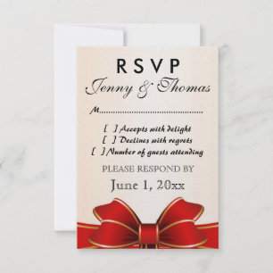 Tarjeta de respuesta RSVP