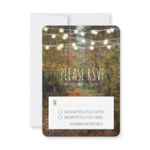 Tarjeta de respuesta RSVP de casamiento de ruta fo