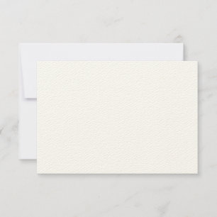 Tarjeta de respuesta RSVP de Felt Ecru Wedding