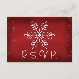 Tarjeta de respuesta RSVP de la boda del copo de n