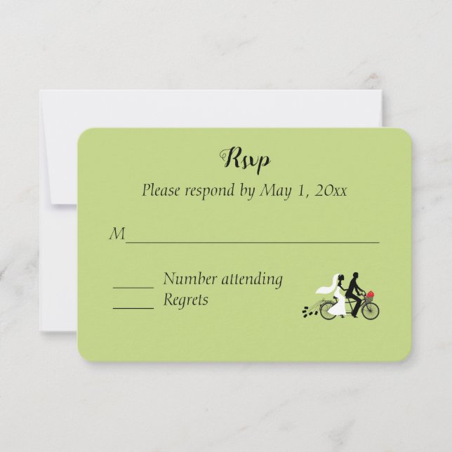 Tarjeta de respuesta RSVP de la isla Mackinaw (Anverso)