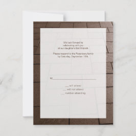 Tarjeta de respuesta RSVP de la película Bat Mitzv