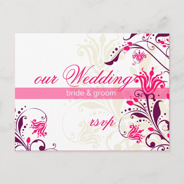 TARJETA DE RESPUESTA RSVP :: lily (Anverso)