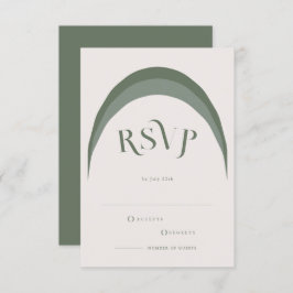 Tarjeta de respuesta RSVP Loco ahora mismo