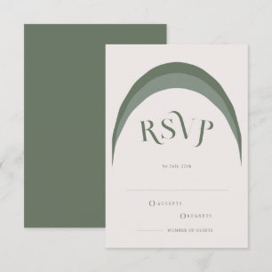 Tarjeta de respuesta RSVP Loco ahora mismo