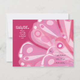 Tarjeta de respuesta RSVP para Bat Mitzvah