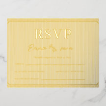 Tarjeta de respuesta RSVP para boda elegante – Dis