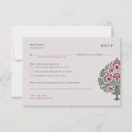 Tarjeta de respuesta RSVP para boda islámica - Mug