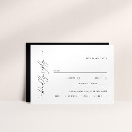 Tarjeta de respuesta RSVP para elección de comida