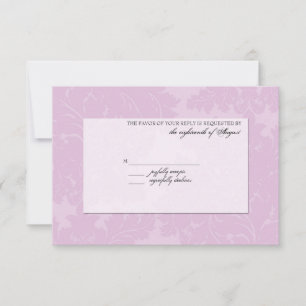 Tarjeta de respuesta RSVP personalizable