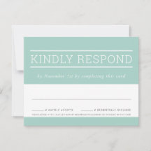 TARJETA DE RESPUESTA RSVP simple tipo moderno past