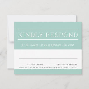TARJETA DE RESPUESTA RSVP simple tipo moderno past