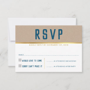 TARJETA DE RESPUESTA RSVP tipo negrita inteligente