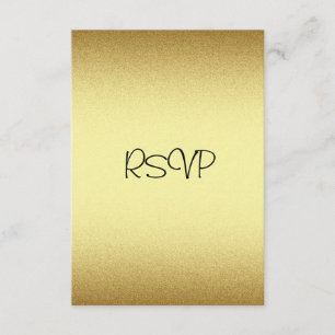 Tarjeta de respuesta RSVP Todos los eventos Elegan