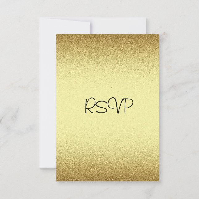 Tarjeta de respuesta RSVP Todos los eventos Elegan (Anverso)