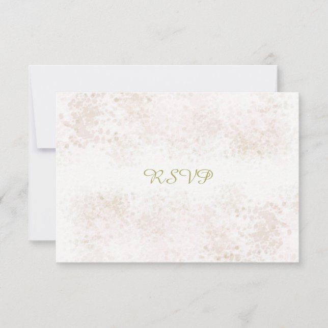 Tarjeta de respuesta Rubor sonrosado (Anverso)