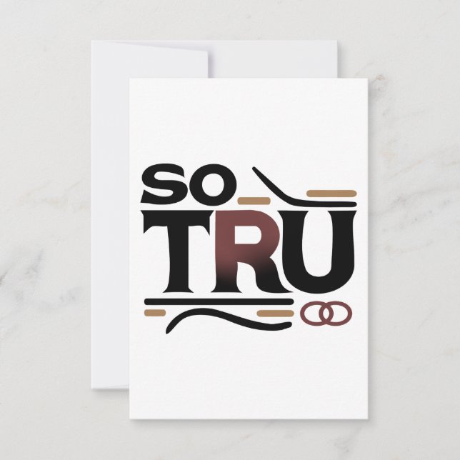 Tarjeta de respuesta So Tru (Anverso)