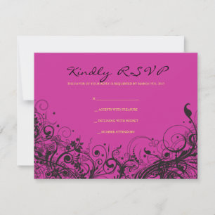 Tarjeta de respuesta SPIRAL & STARS Bat Mitzvah